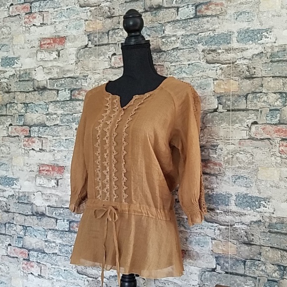 Antilia Femme Tops - ANTILIA FEMME Top Cottagecore Eyelet Medium
